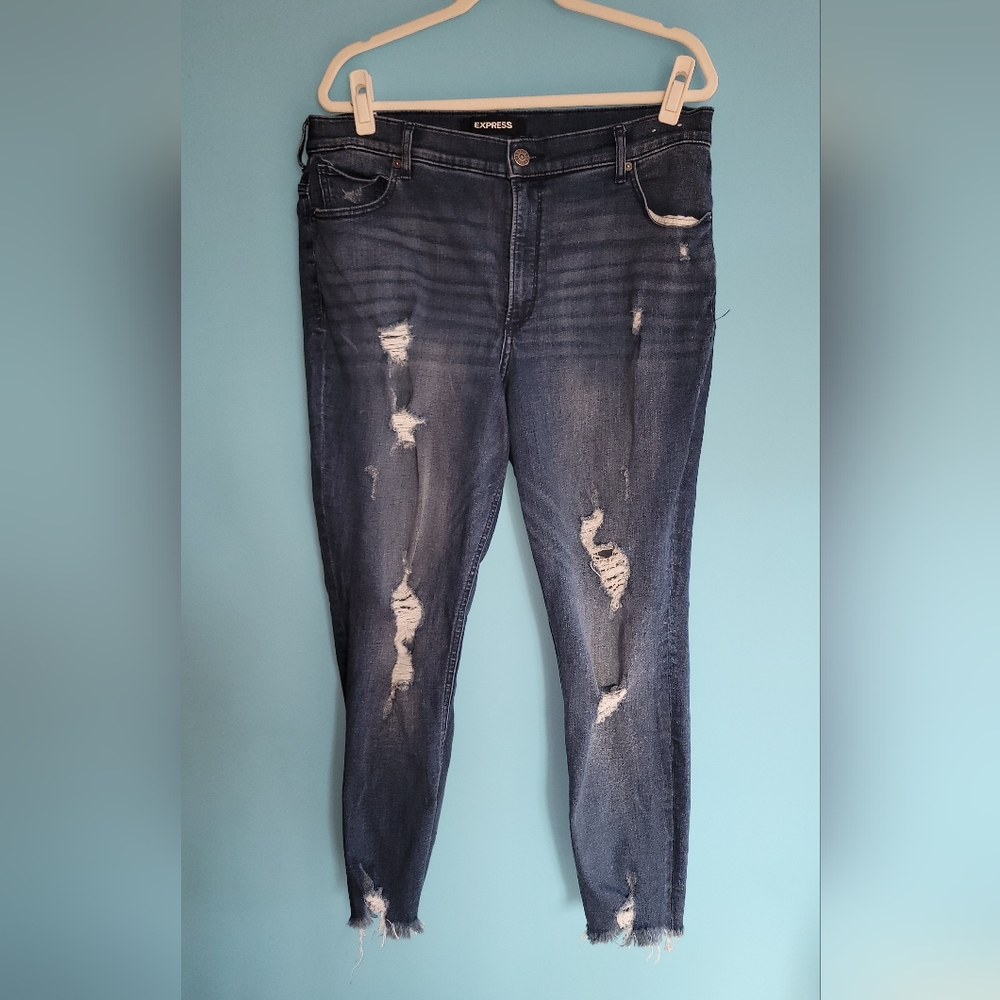 Express Jeans High Rise Ankle Women’s Size 16R